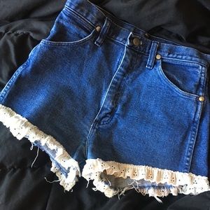 URBAN OUTFITTERS High Waisted Shorts w/ White Trim